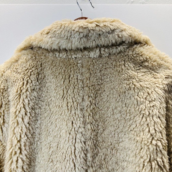 VINCE‎ Women's Textured Faux Fur Jacket Size Medium NEW - Picture 8 of 10